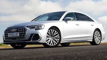Audi A8 vs Mercedes S Class - Audi front static