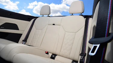 BMW M440d xDrive Convertible - rear seats