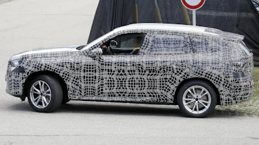 BMW X3 road testing - side