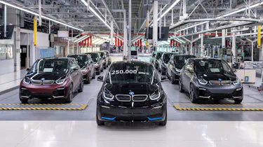 Final BMW i3 leaving the production line