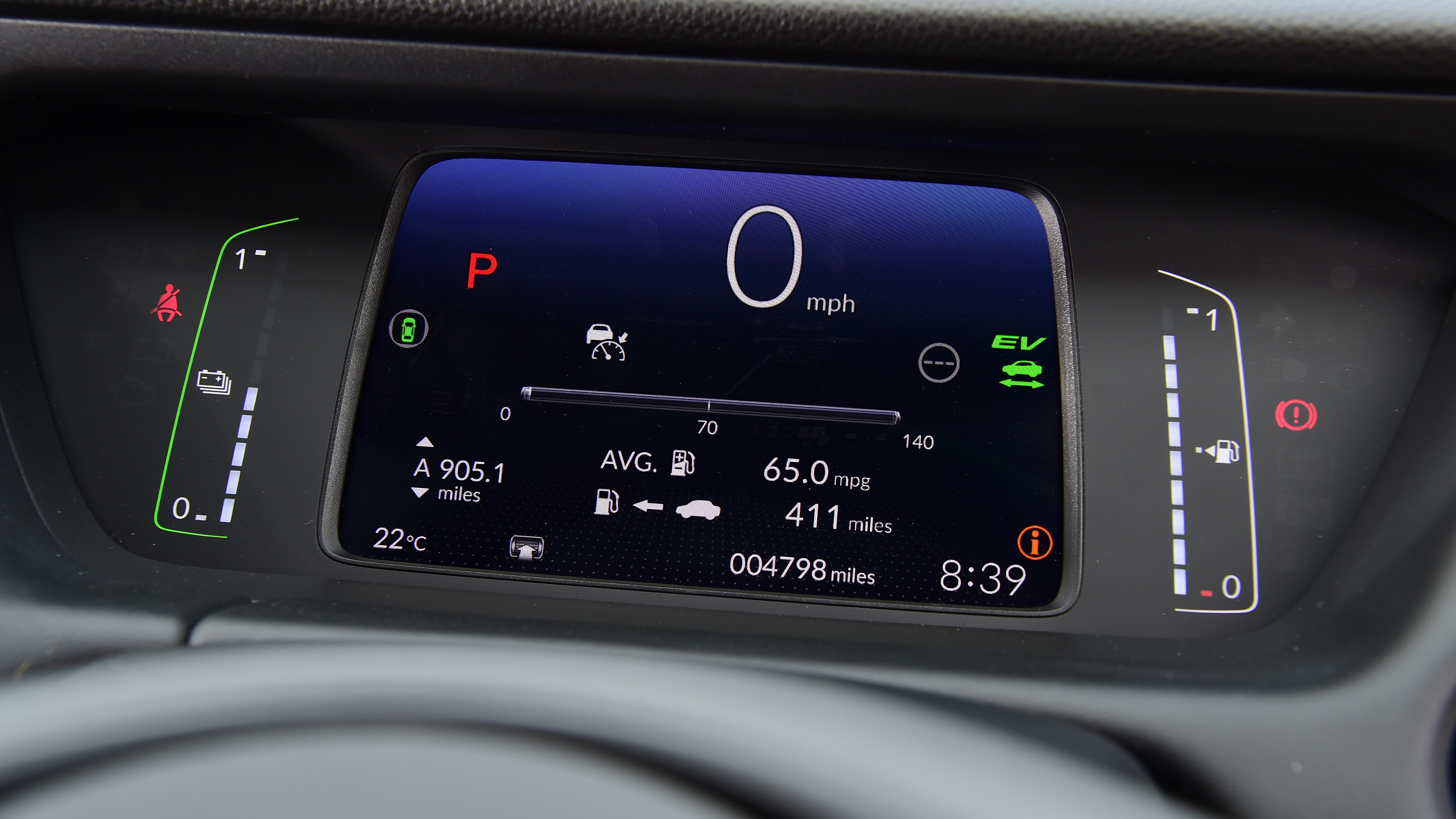 Honda Jazz EX Style - dials