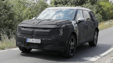 Kia EV9 spy shots front