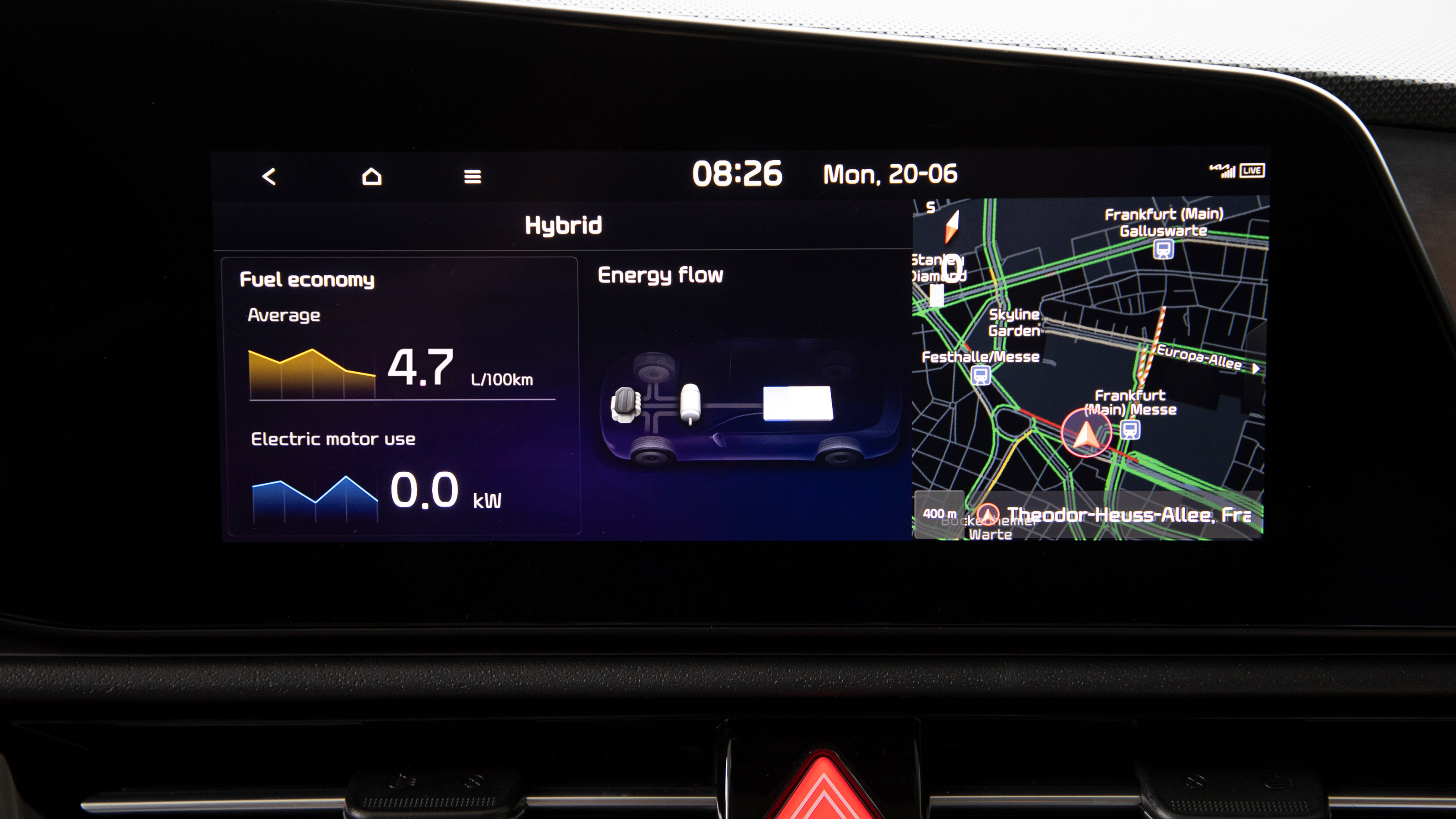 Kia Niro Hybrid - screen