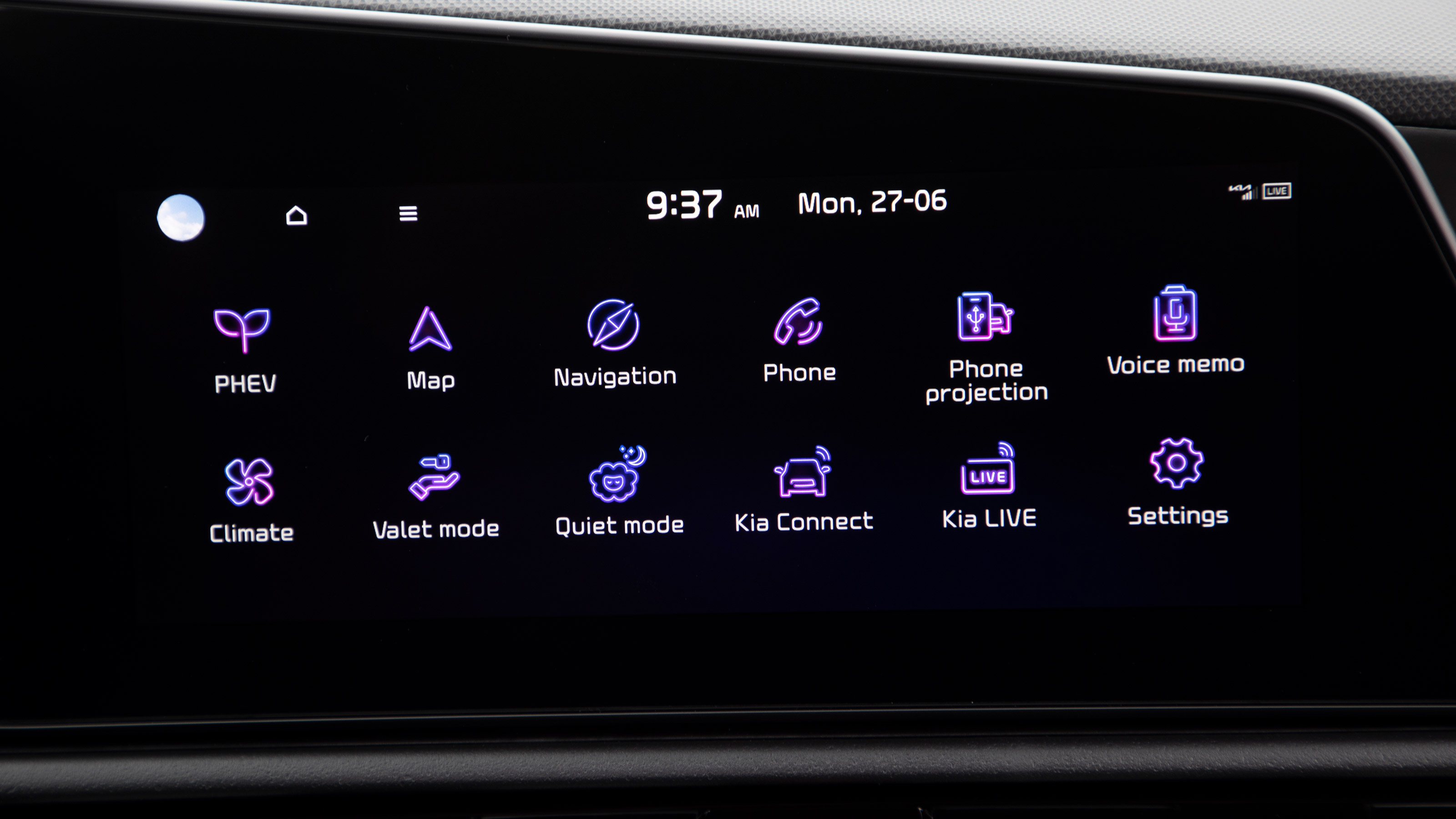 Kia Niro PHEV - infotainment