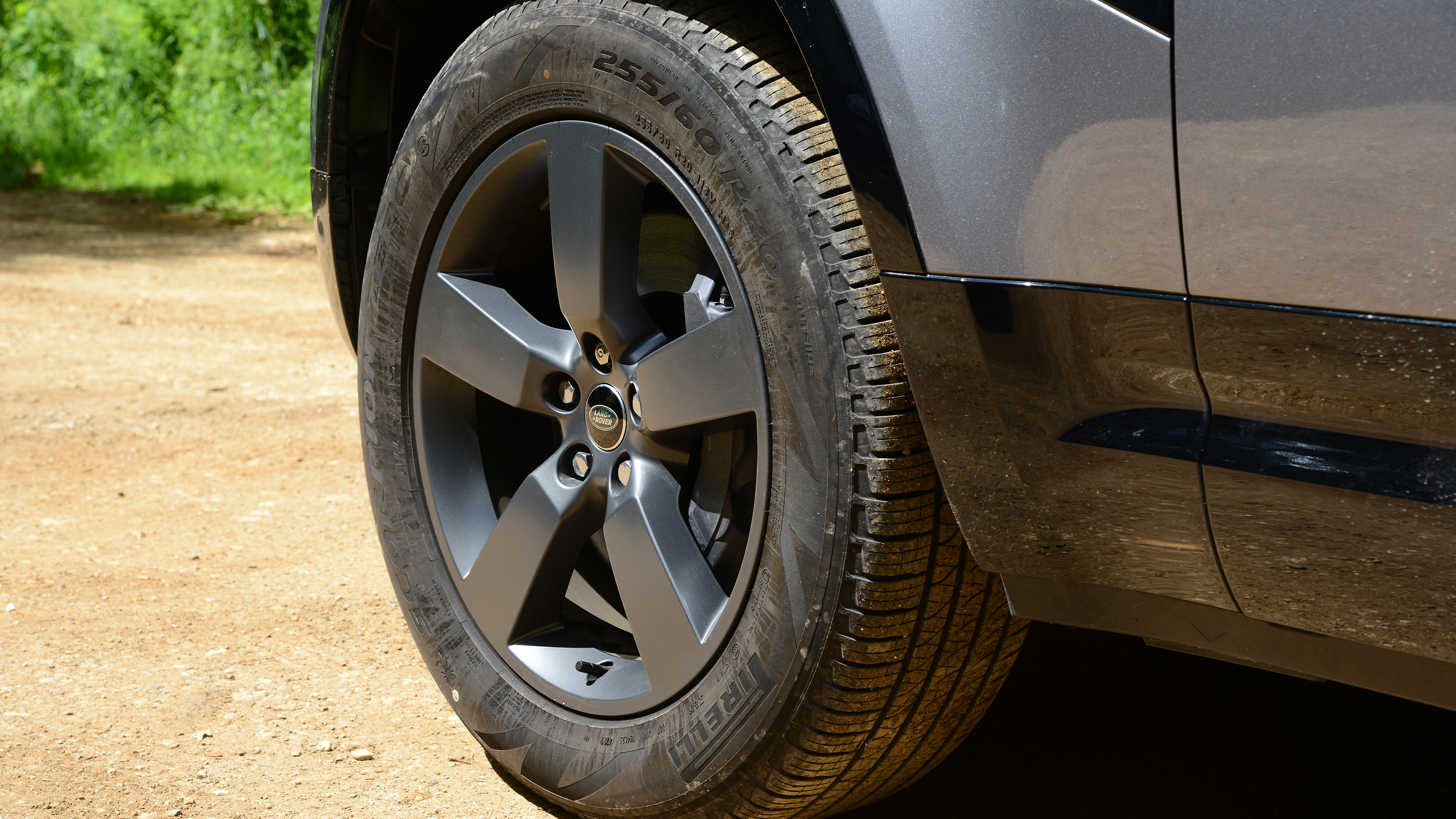 Land Rover p400e long term test: front nearside wheel