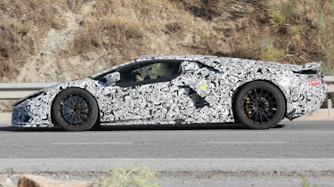 Lamborghini Aventador successor (July '22 spyshots) - nearside