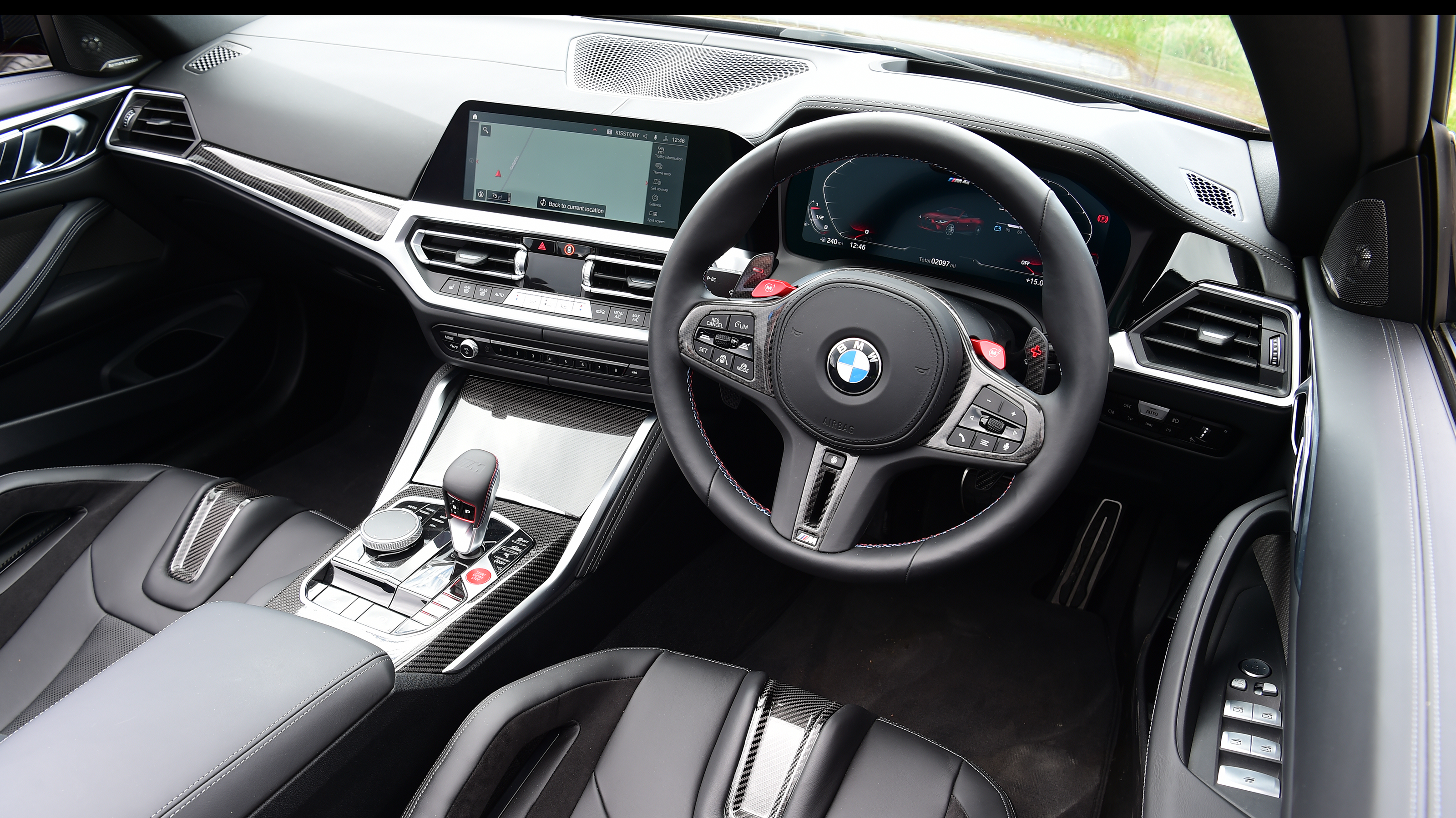 BMW M4 Convertible - interior (driver's door view)