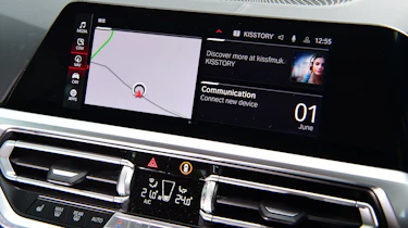 BMW M4 Convertible - infotainment screen
