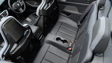 BMW M4 Convertible - rear seats