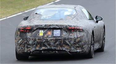 Maserati GranTurismo Folgore spyshot - rear tracking