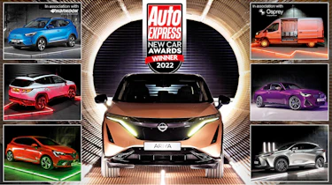 2022 Auto Express New Car Awards header image