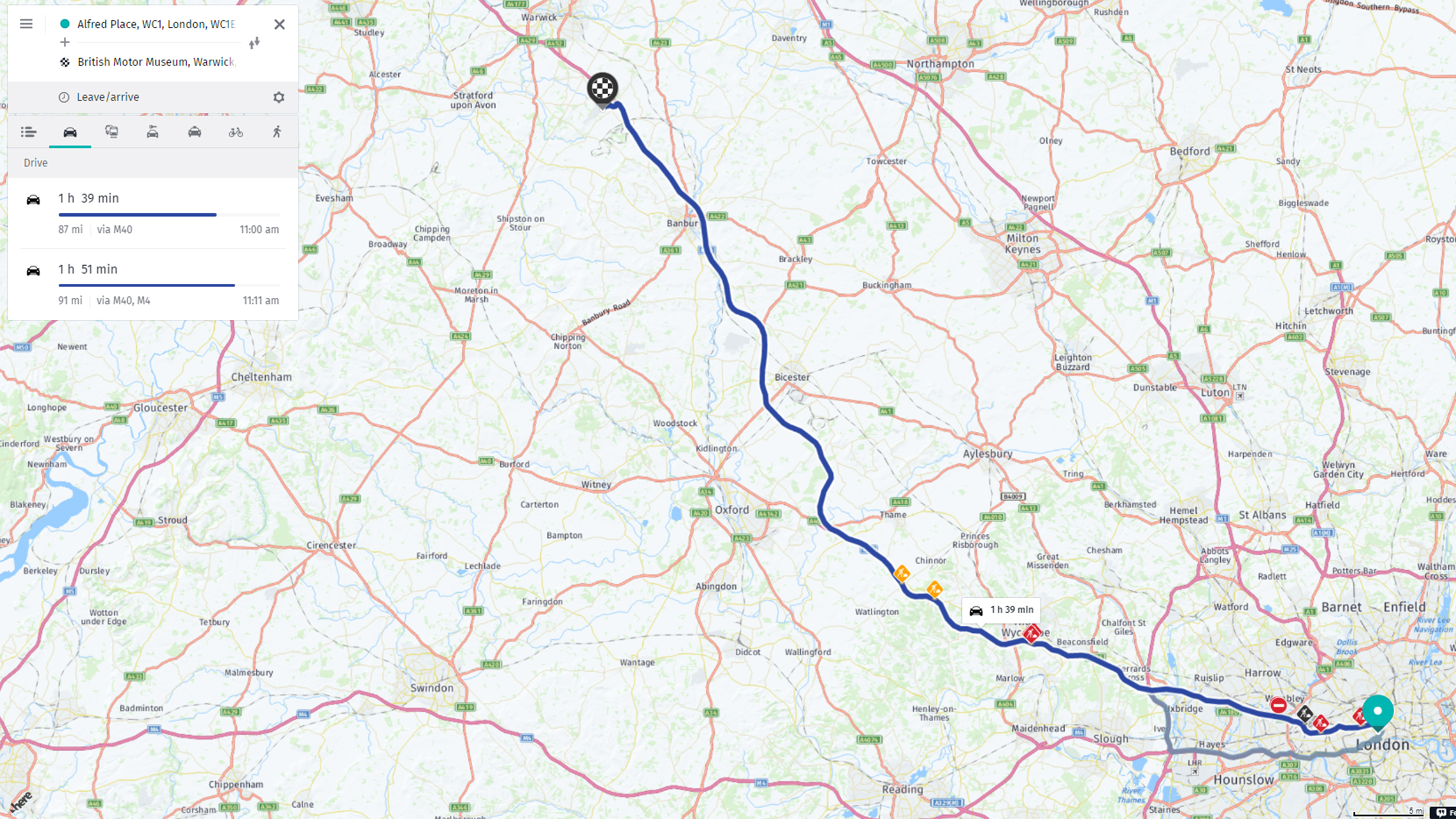 Best online route finders - Here WeGo