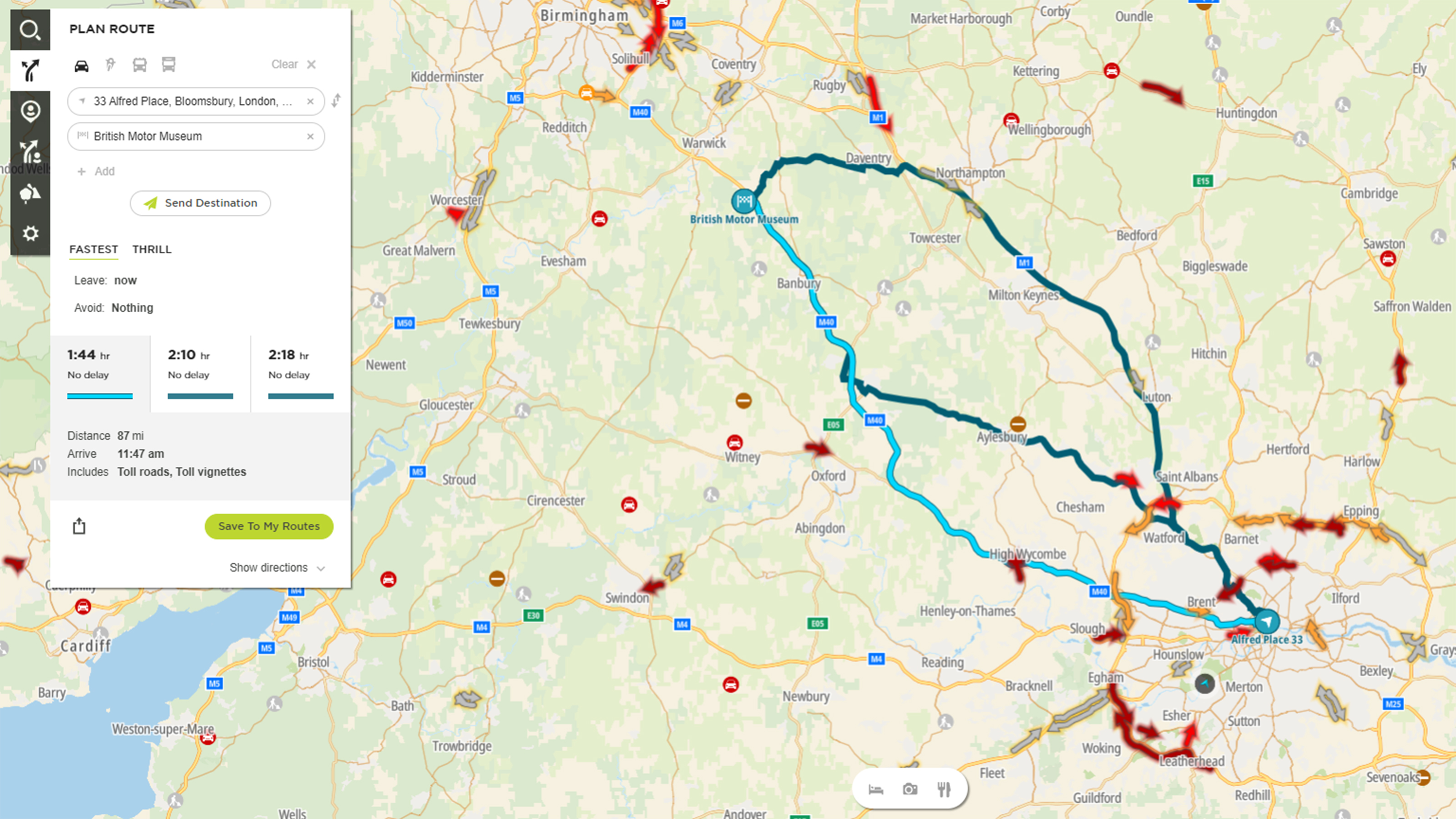 Best online route finders - TomTom MyDrive