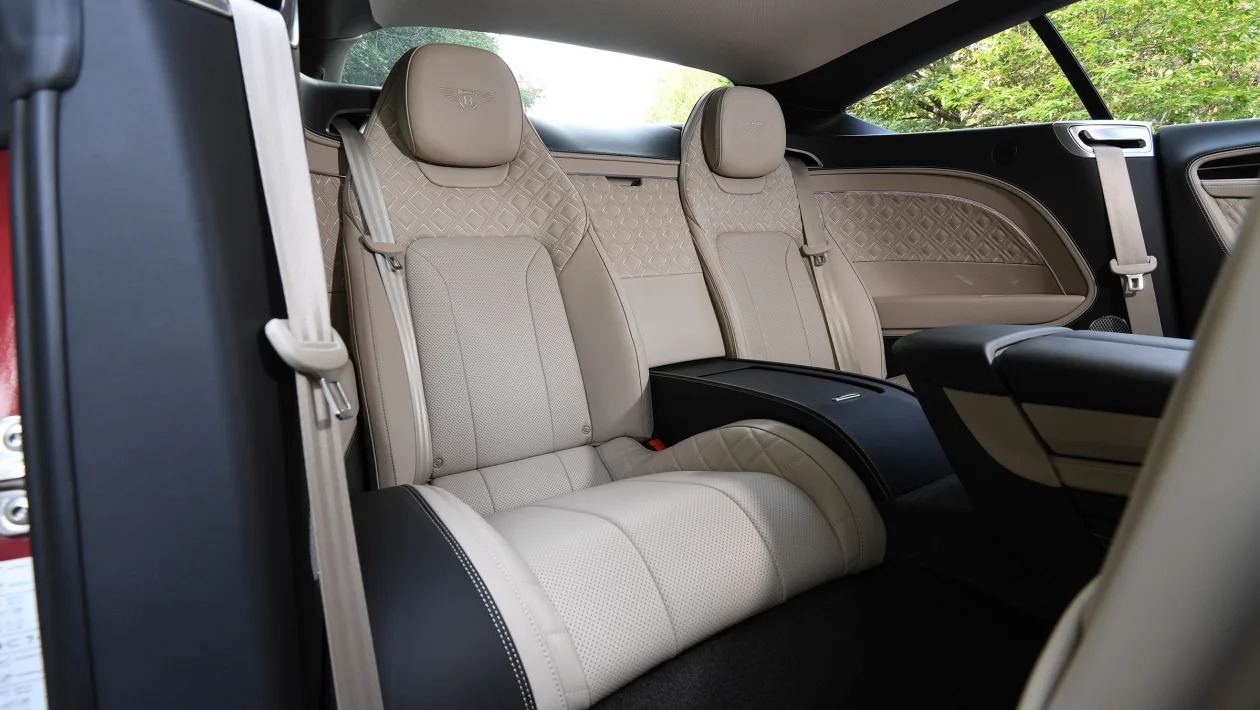 Used Bentley Continental GT Mk3 - rear seats