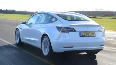 Used Tesla Model 3 - rear action