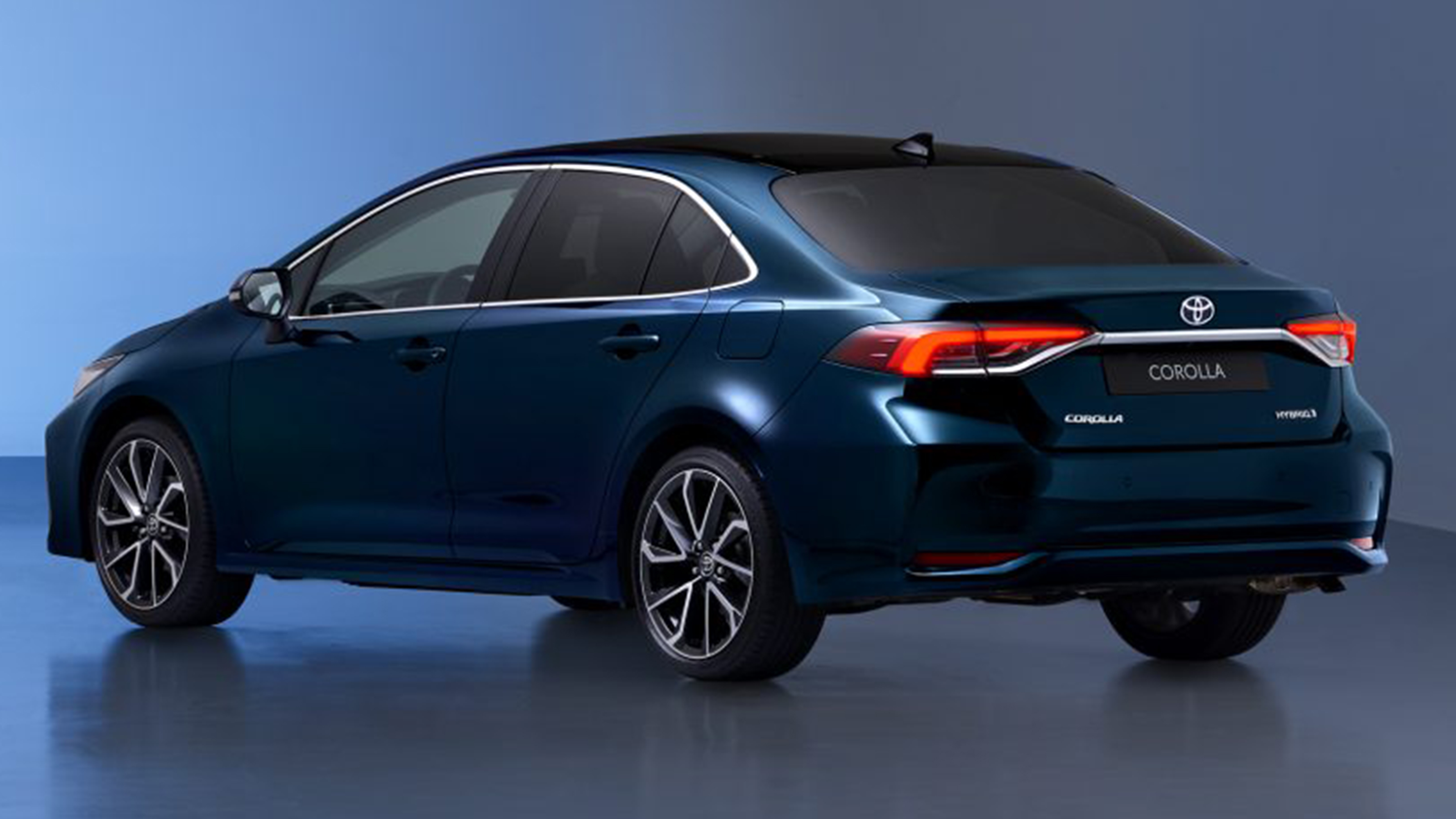 2023 Toyota Corolla Saloon 3D render - rear