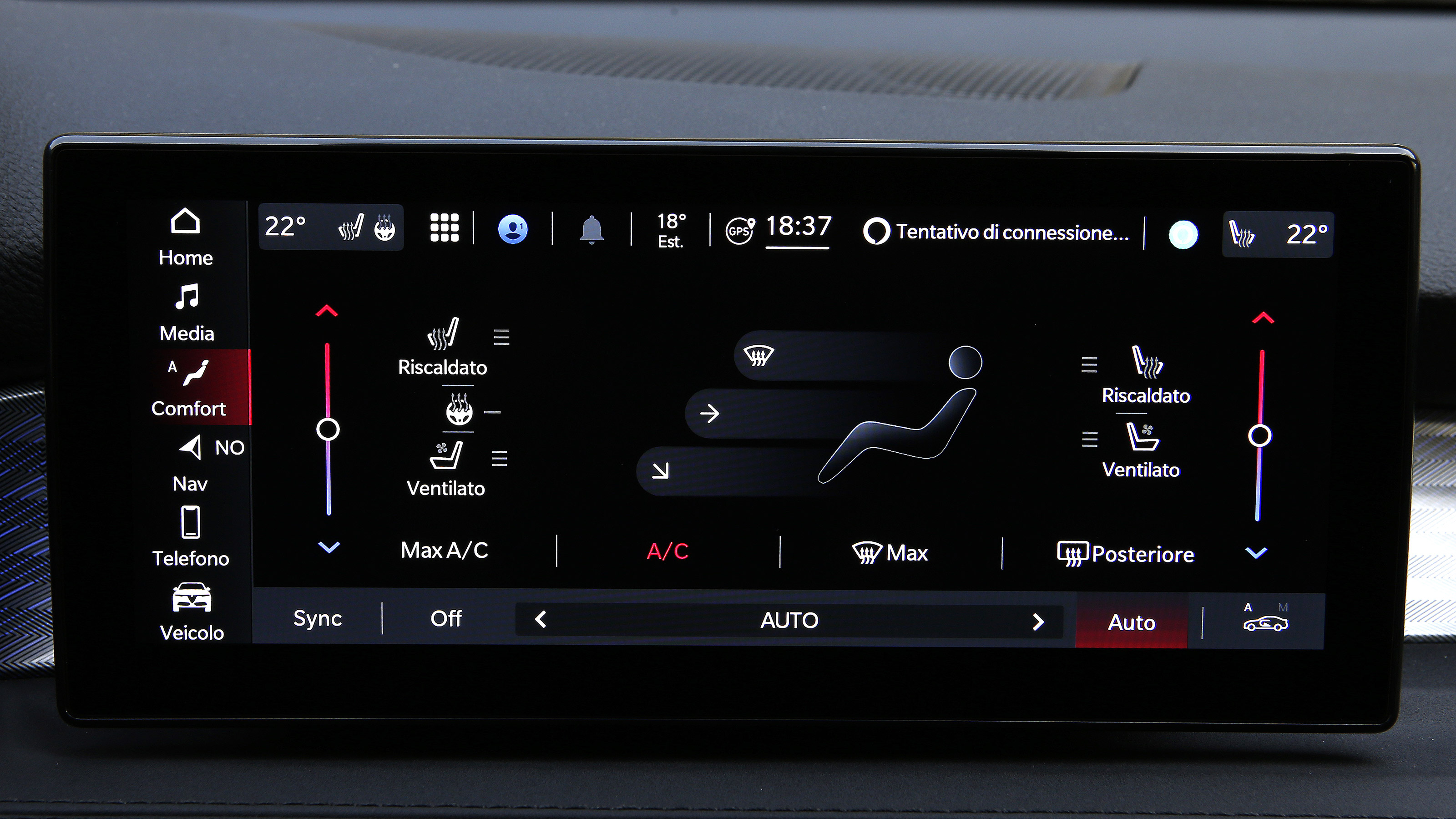 Alfa Romeo Tonale - infotainment