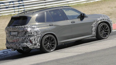 BMW X5 M Nurburgring spy - rear angled