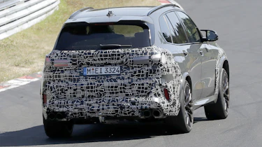 BMW X5 M Nurburgring spy - rear
