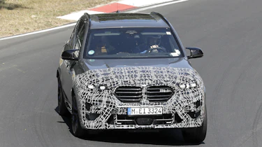 BMW X5 M Nurburgring spy - front