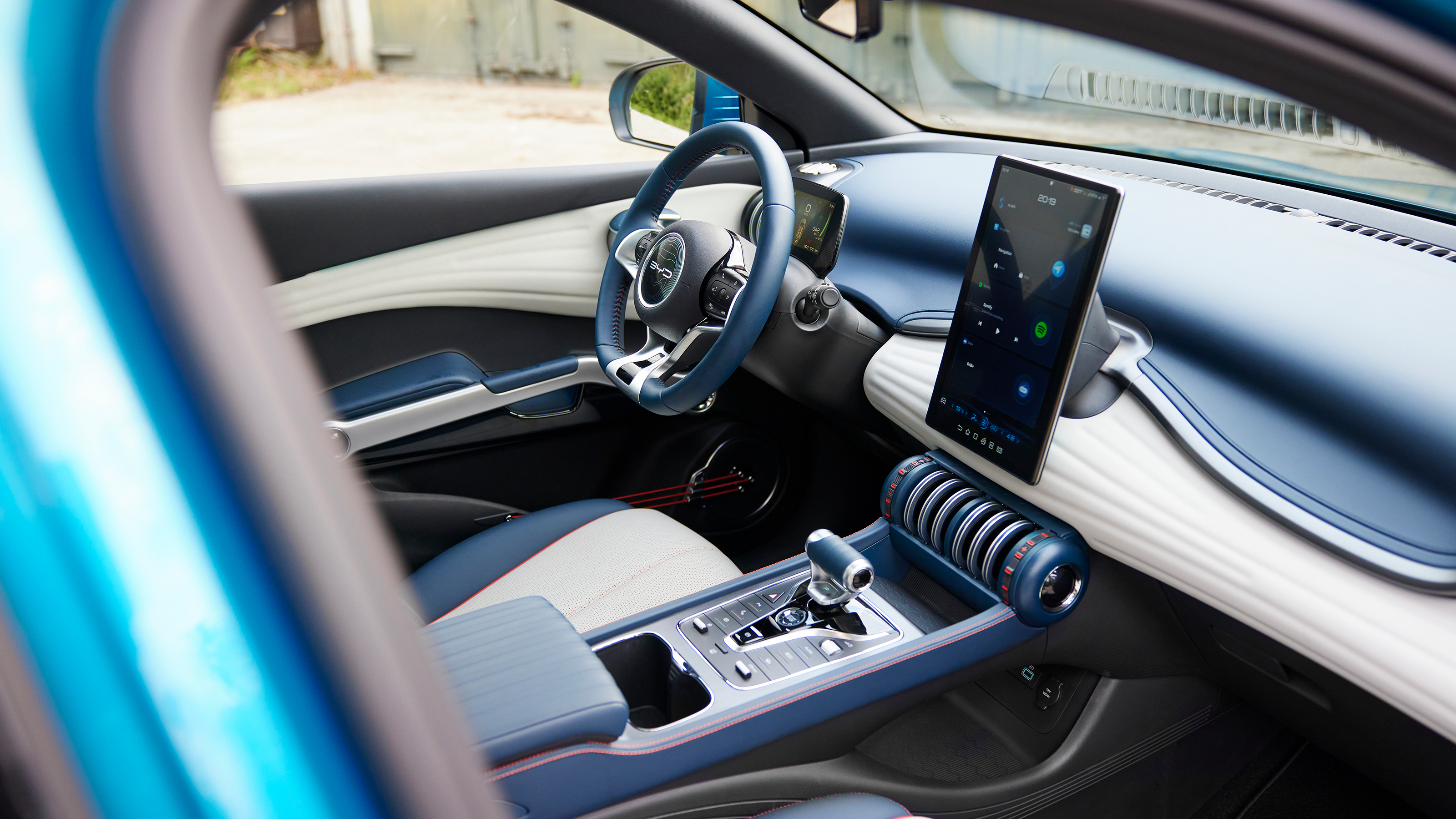 BYD Atto3 interior (driver's door view)