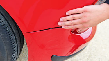 damage to bumper