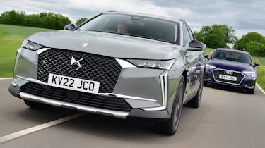 DS 4 and Audi A3: Both cars front tracking