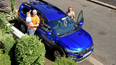 Dacia Jogger long-termer: Darren Wilson with family