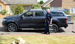 Kim Adams with Ford Ranger