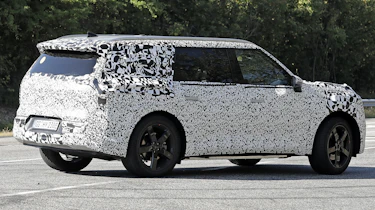 Kia EV9 (camouflaged) - rear angled