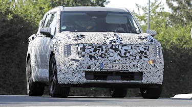 Kia EV9 (camouflaged) - front