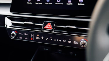 Kia Niro EV - climate/infotainment control buttons