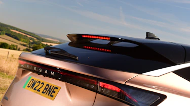 Nissan Ariya - rear wing and tail lights