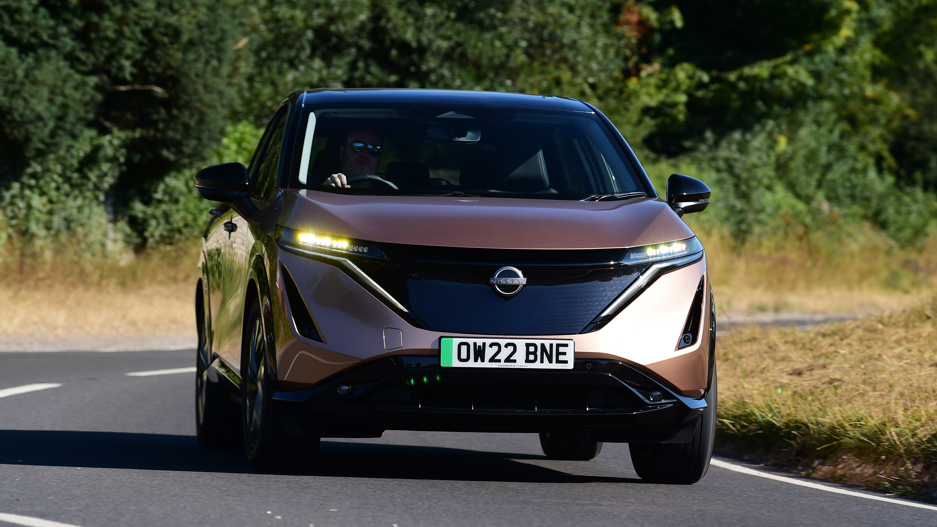 Nissan Ariya - front cornering