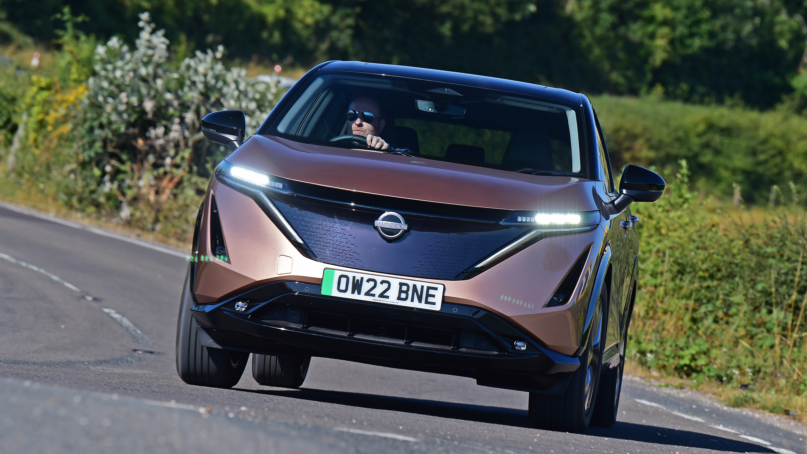 Nissan Ariya - front cornering