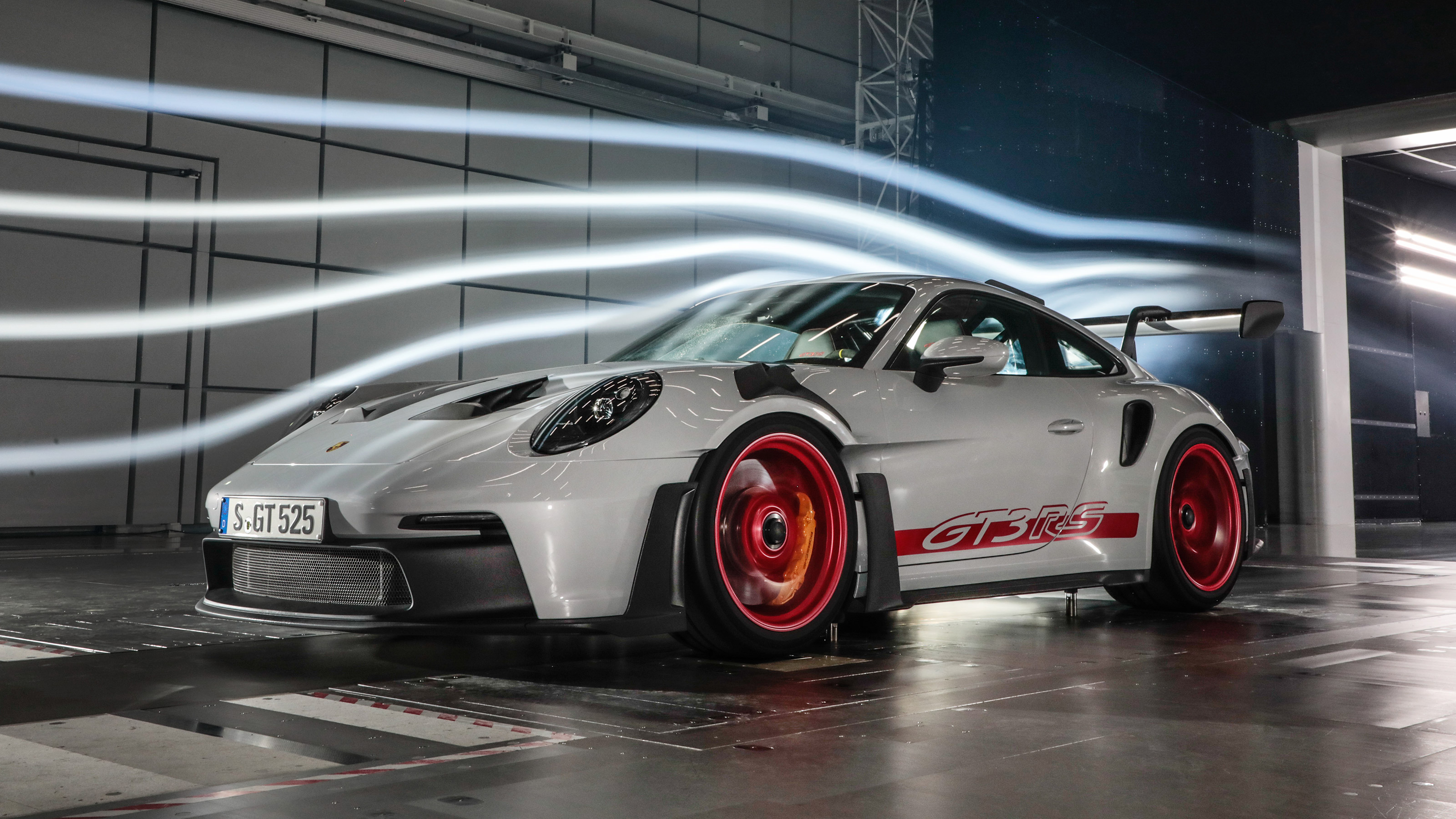 Porsche 911 GT3 RS - air flow