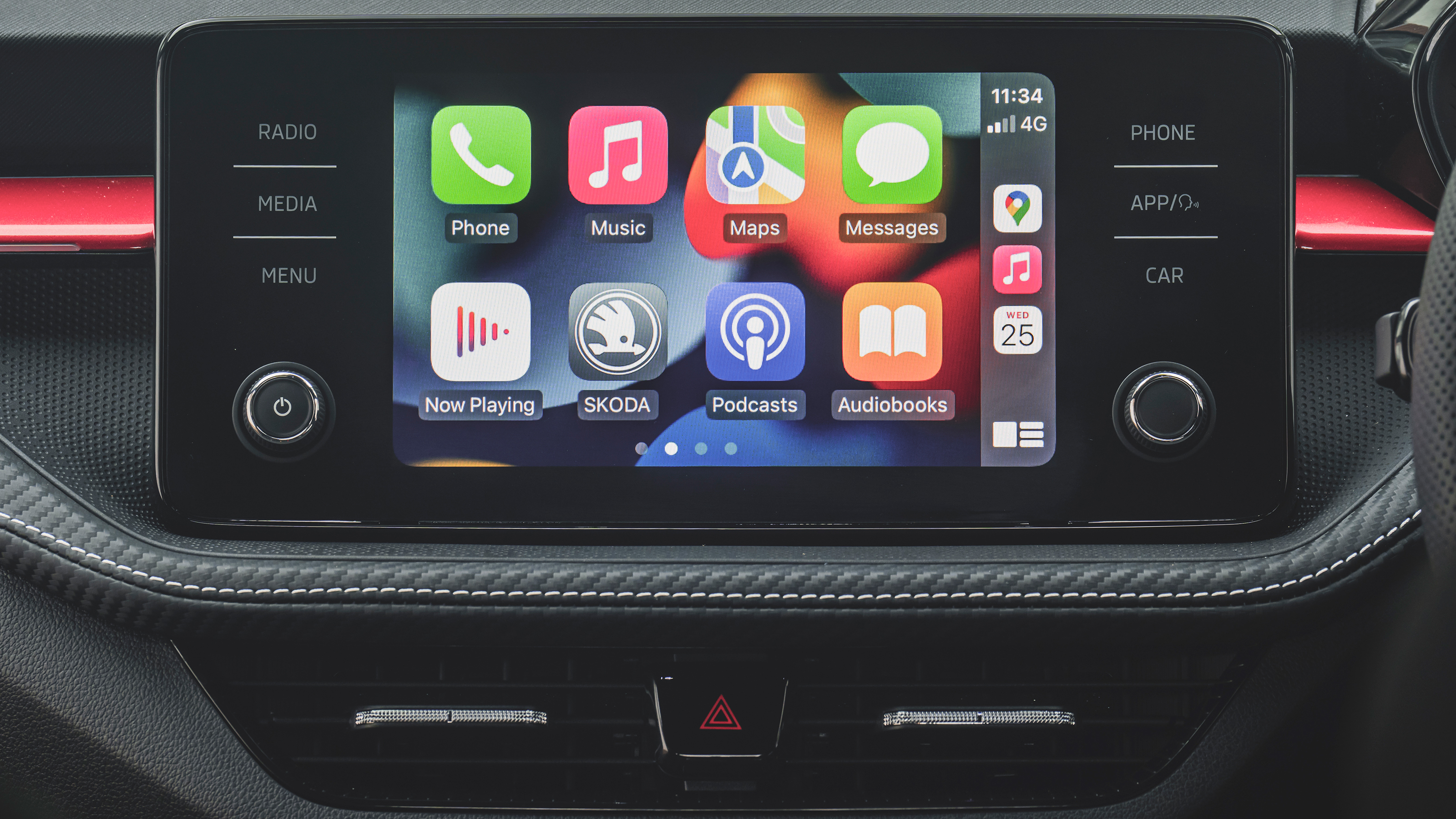 Skoda Fabia Monte Carlo - infotainment screen