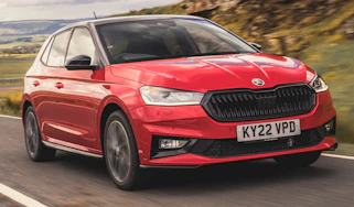 Skoda Fabia Monte Carlo - front tracking