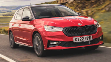 Skoda Fabia Monte Carlo - front tracking