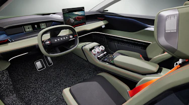 Skoda Vision 7S - studio dash