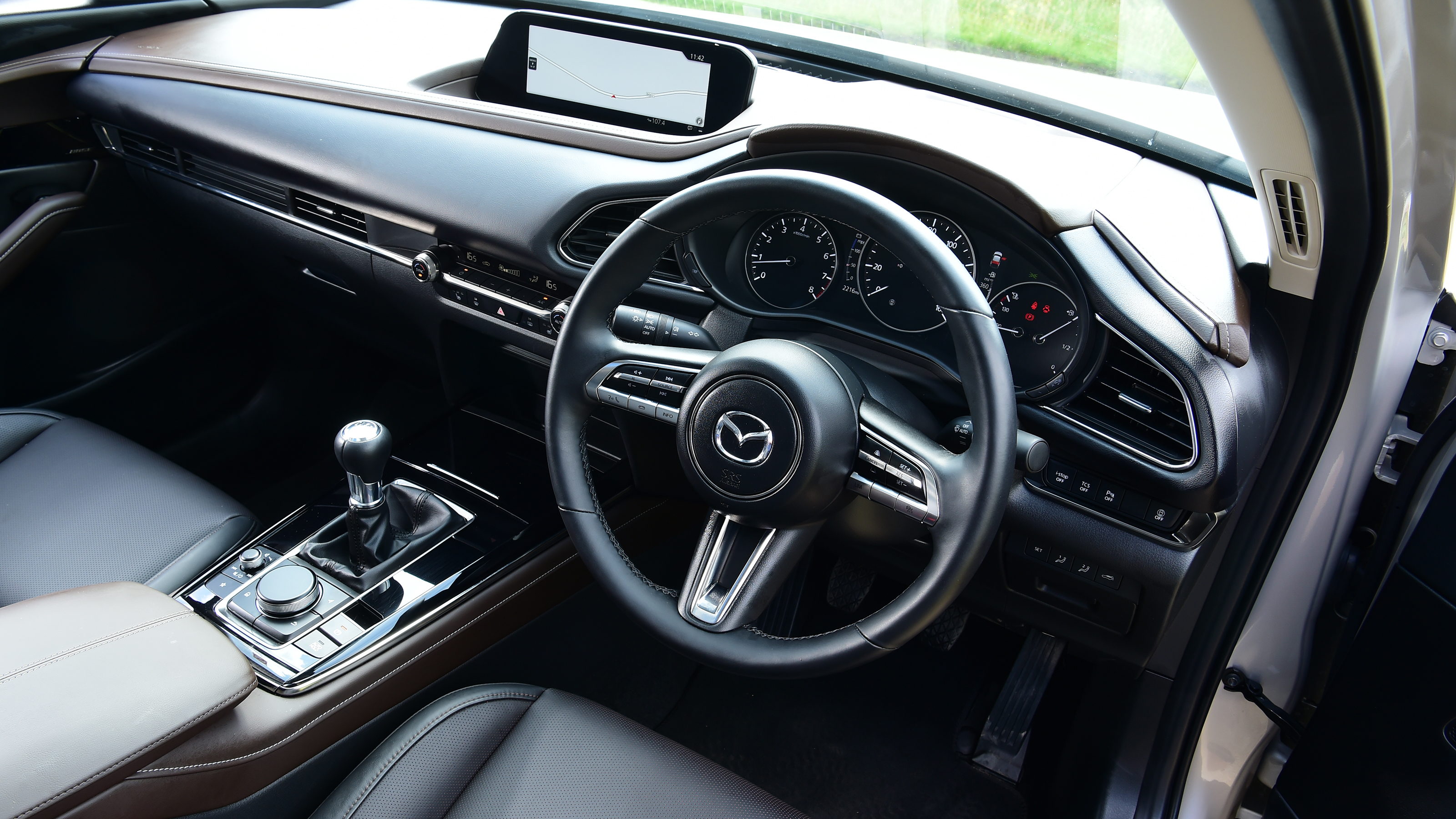 Mazda CX-30: interior (Driver's door view)