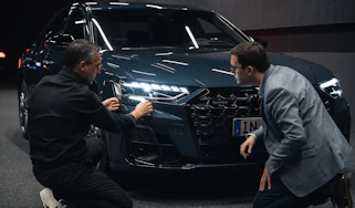 Audi headlight tech