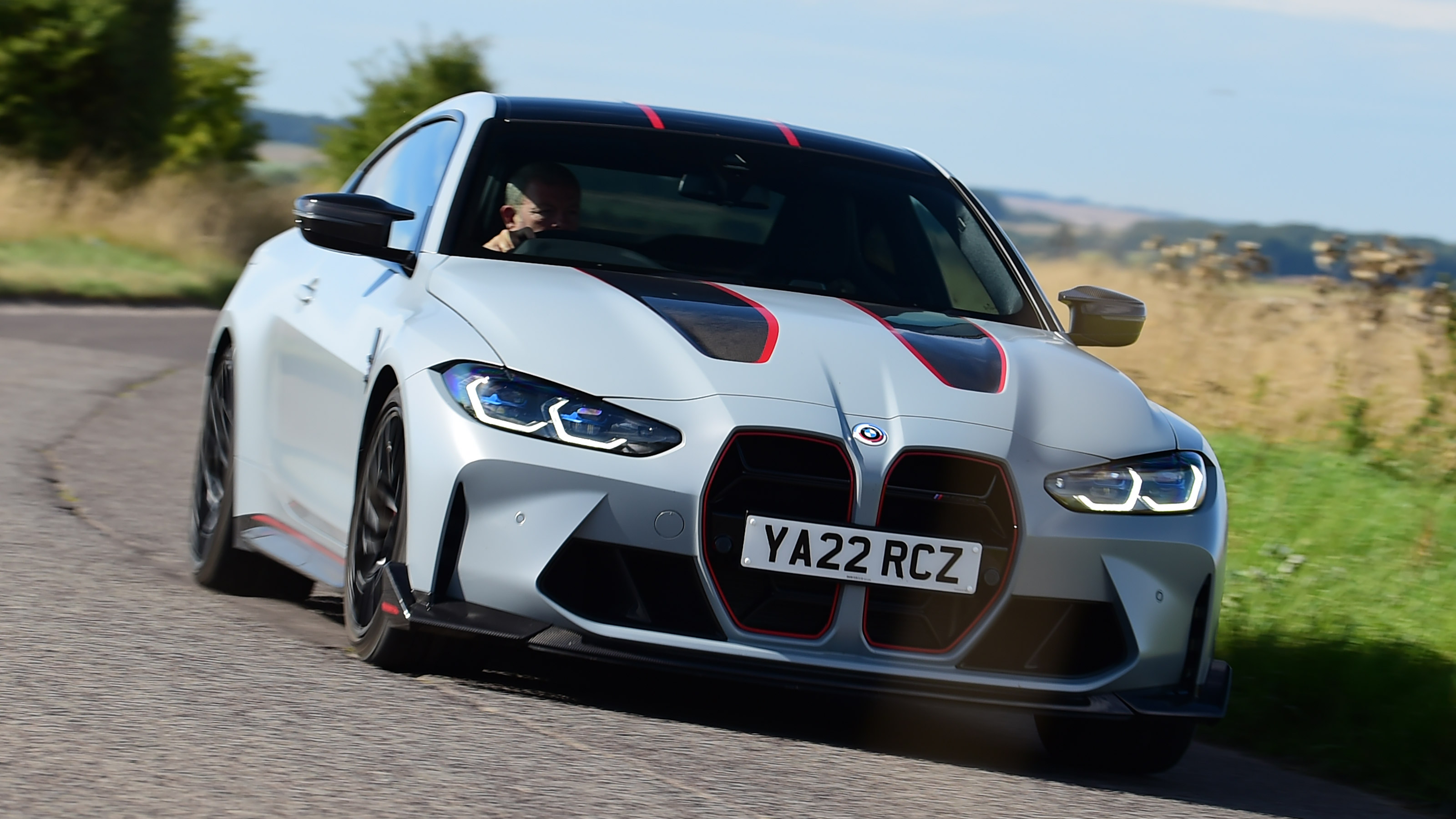 BMW M4 CSL - front cornering
