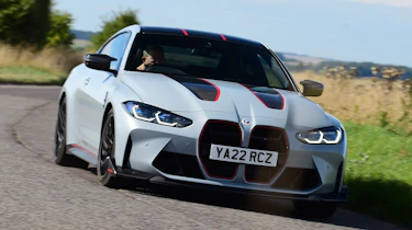 BMW M4 CSL - front cornering
