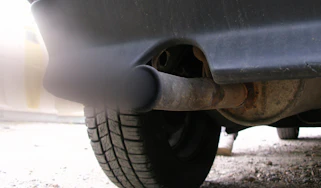 Diesel exhaust smoke