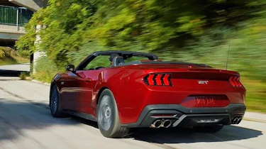 Ford Mustang convertible leaked