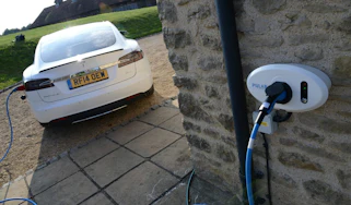 Tesla Model S charging