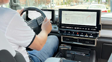 Hummer EV - dash
