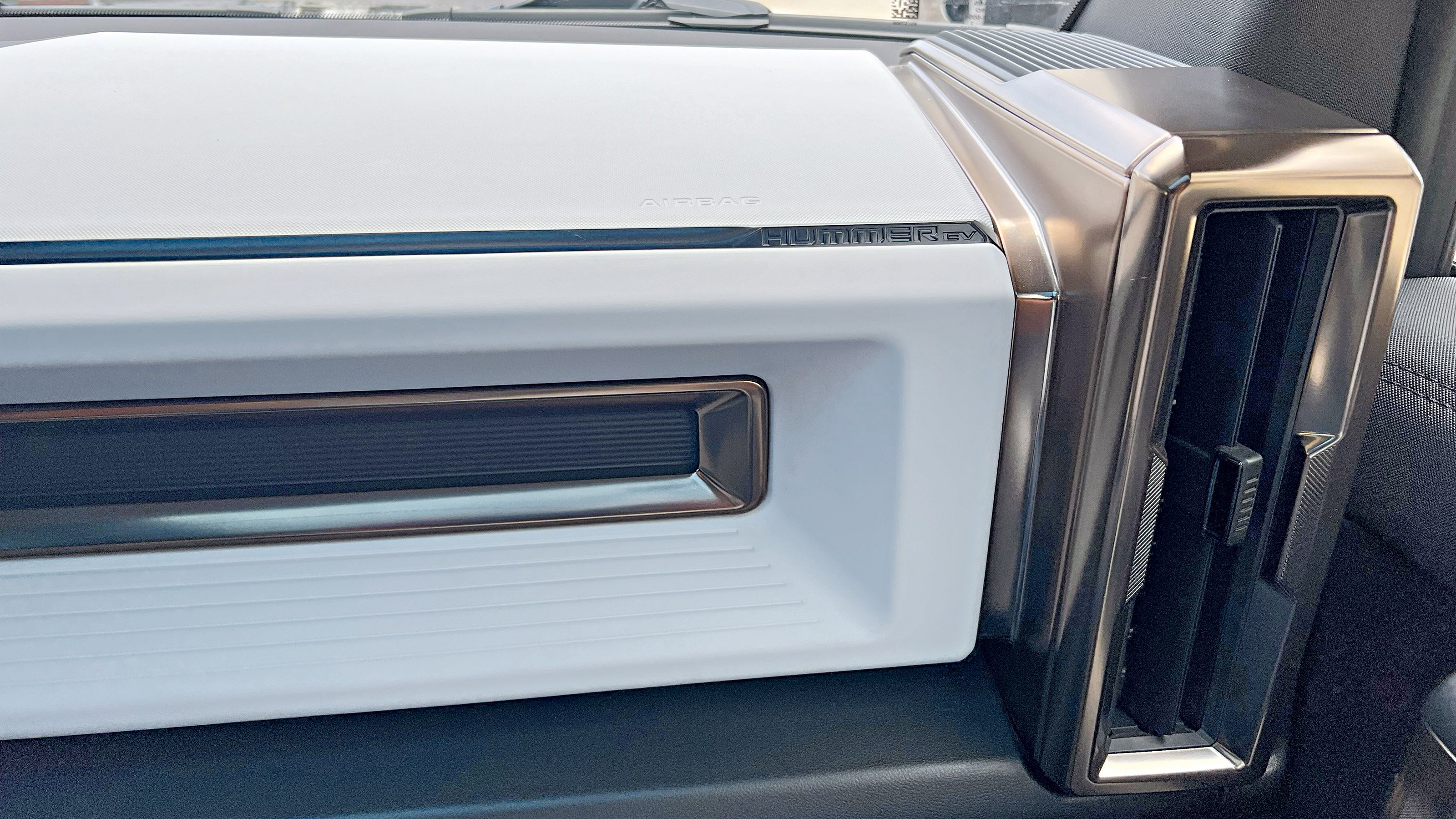 Hummer EV - interior detail