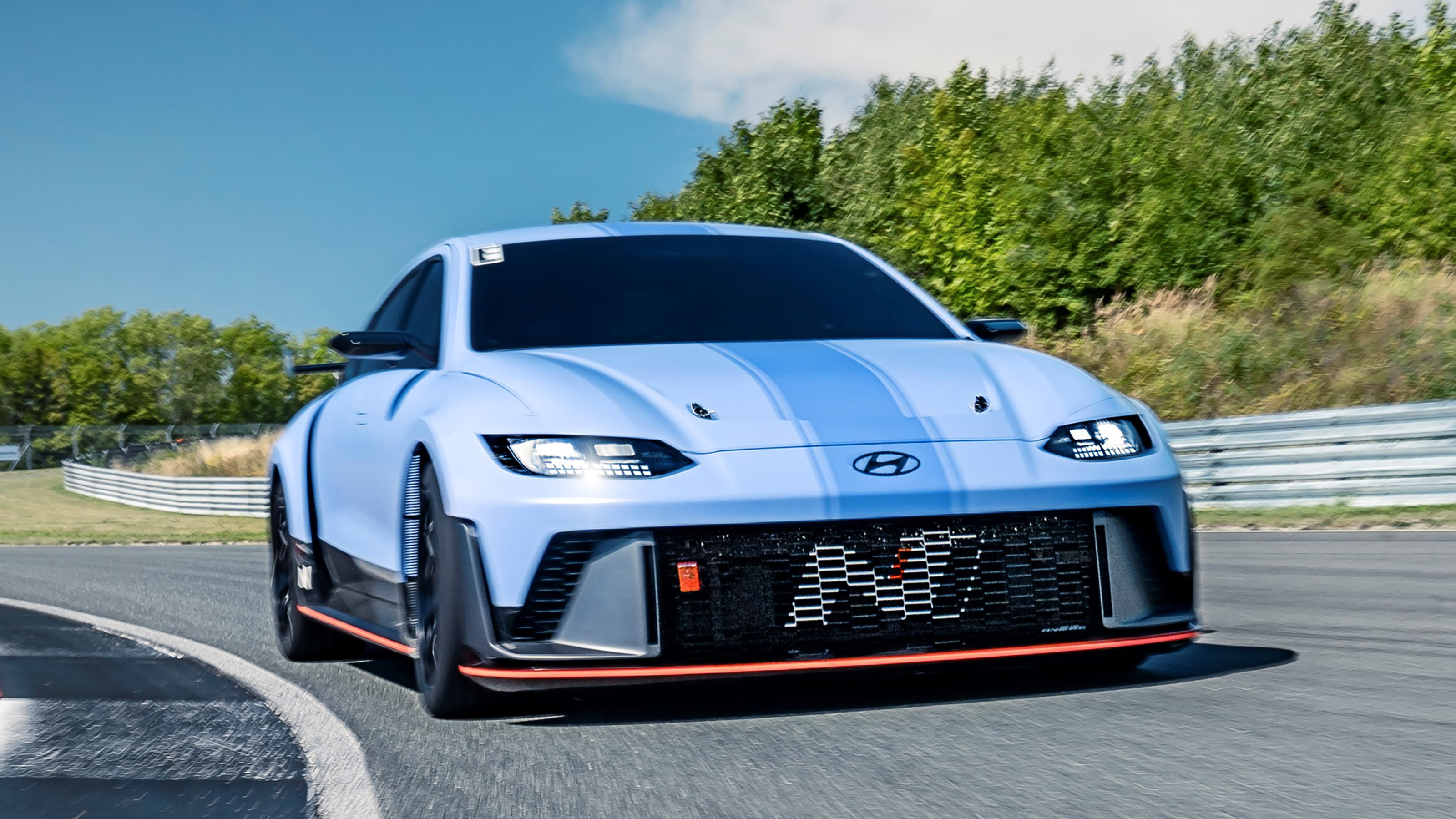 Hyundai RN22e concept - front cornering